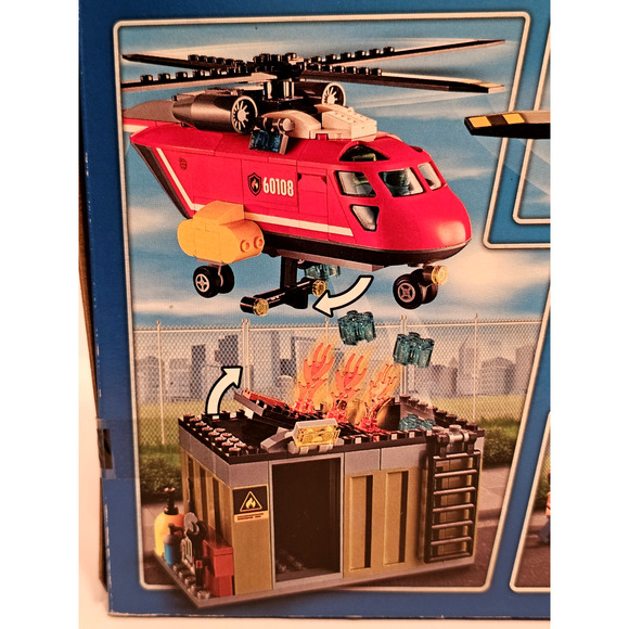 FIRE RESPONSE UNIT Lego City LEGO Set #60108 NEW Sealed RETIRED Unopened - Picture 7 of 15